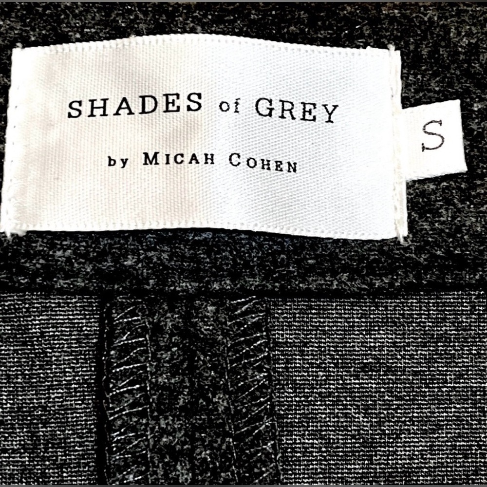 ANTHROGOLOGIE Shades of Grey by Micah Cohen Front Zipper Gray Pencil Skirt Small - Picture 3 of 13